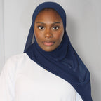 Chiffon Hijab Navy Blue
