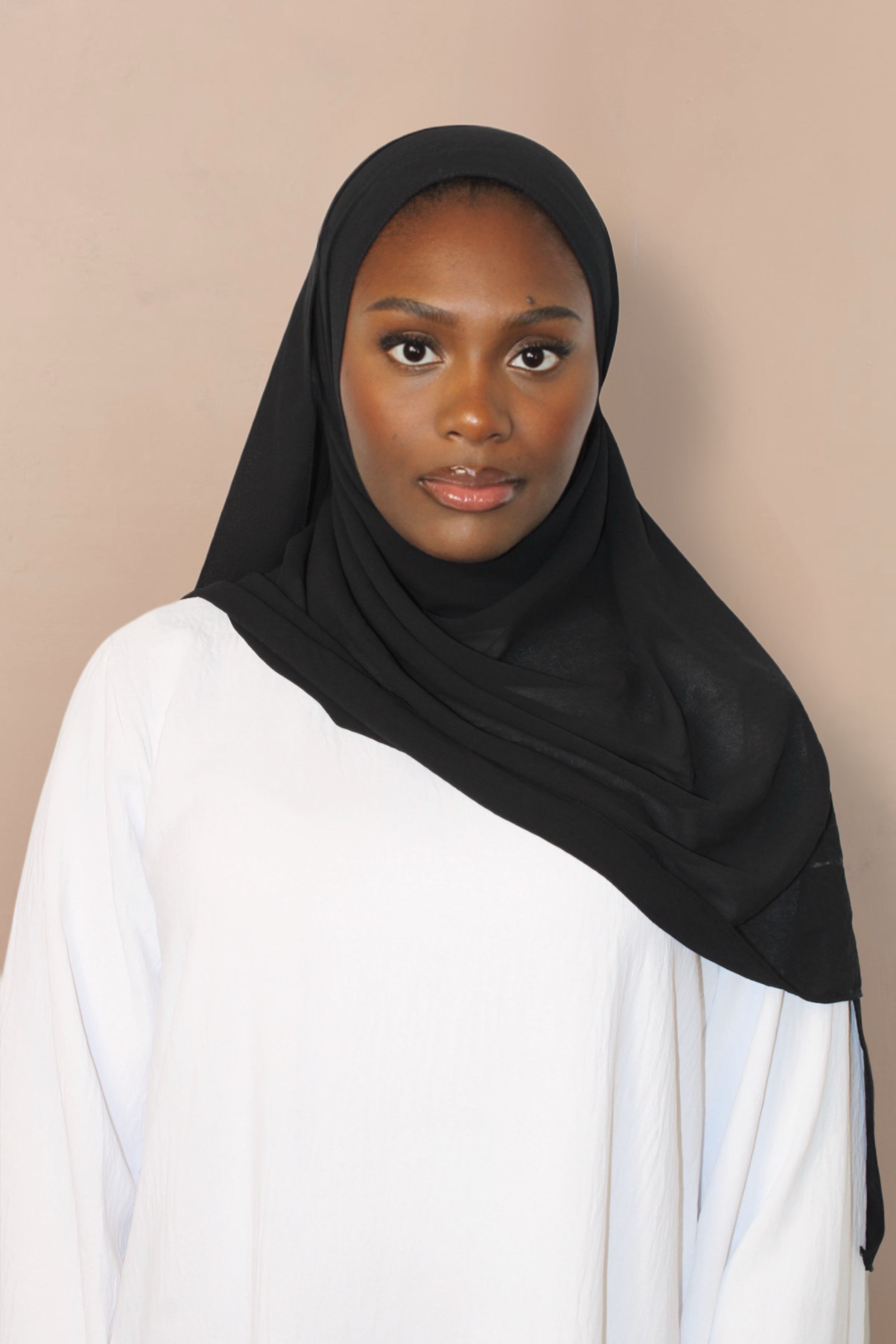 Chiffon Hijab Black