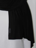 Bamboo Hijab Jet Black