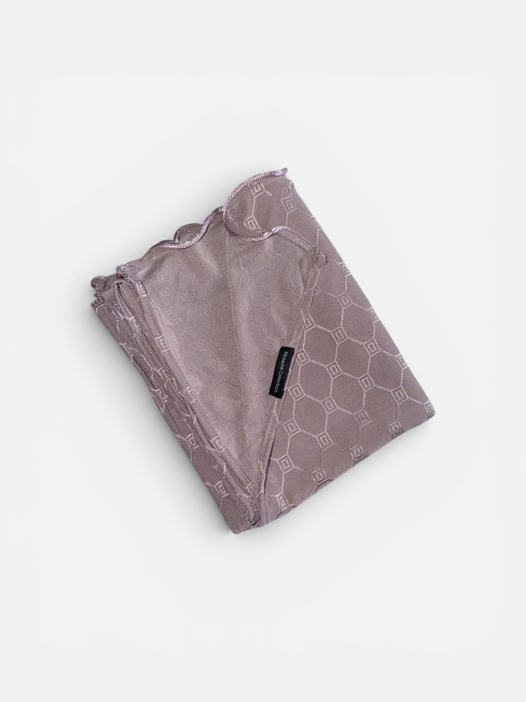 Monogram Hijab Dusty Rose
