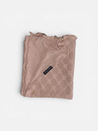 Monogram Hijab Peach