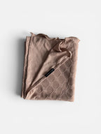 Monogram Hijab Peach