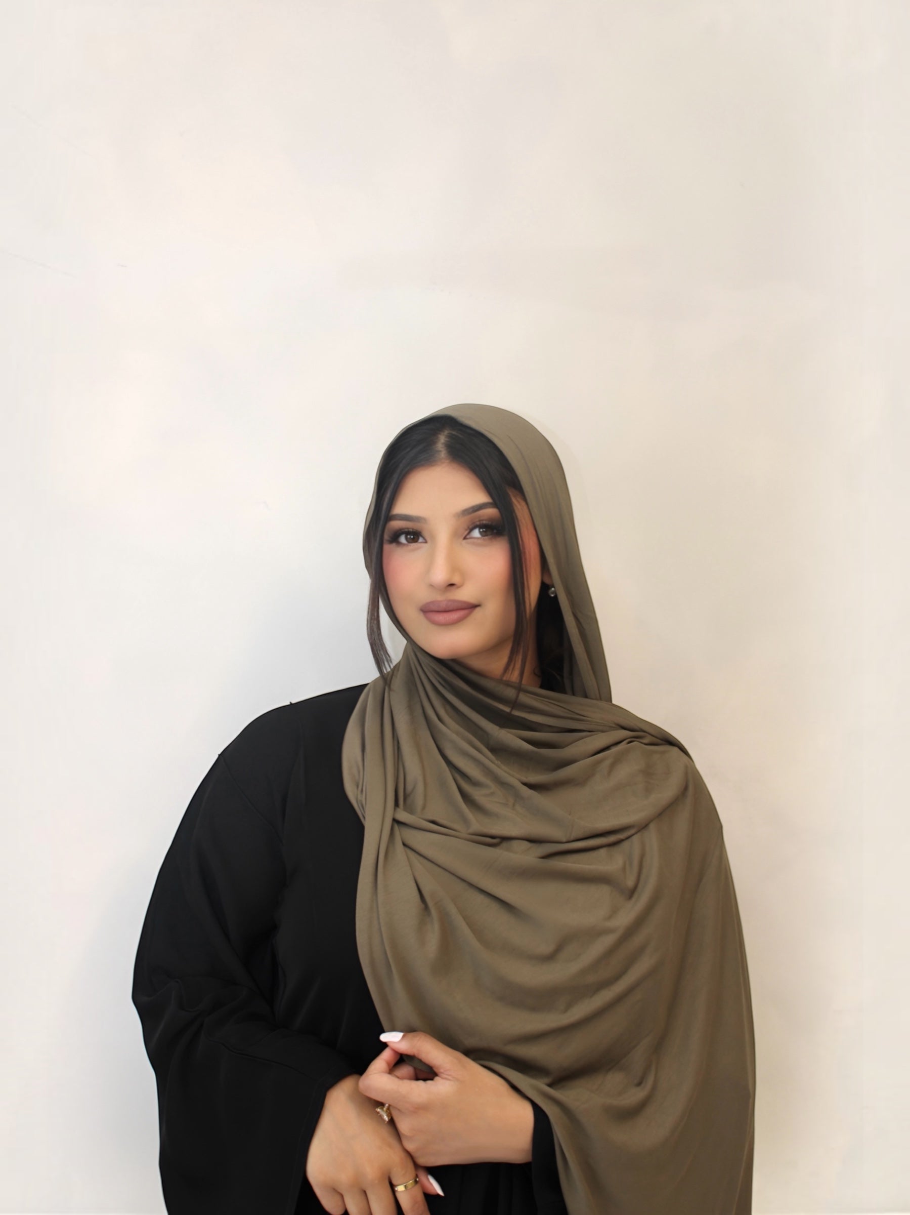 Bamboo Hijab Deep Khaki