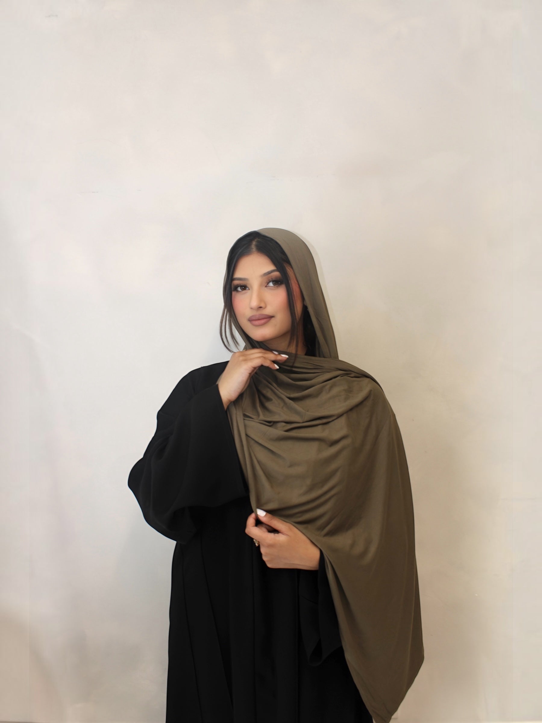 Bamboo Hijab Deep Khaki