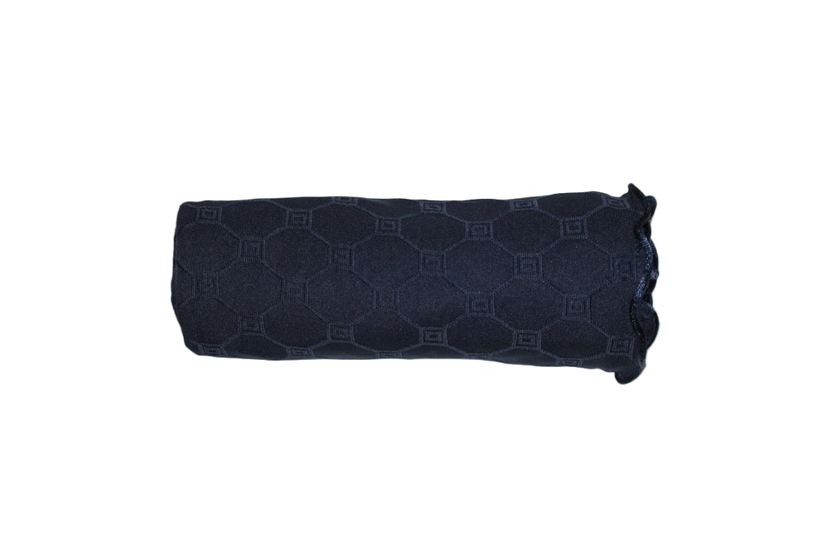 Monogram Hijab Dark Blue