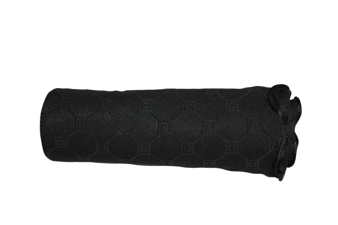 Monogram Hijab Black
