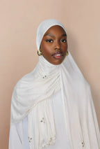 Perle Hijab White