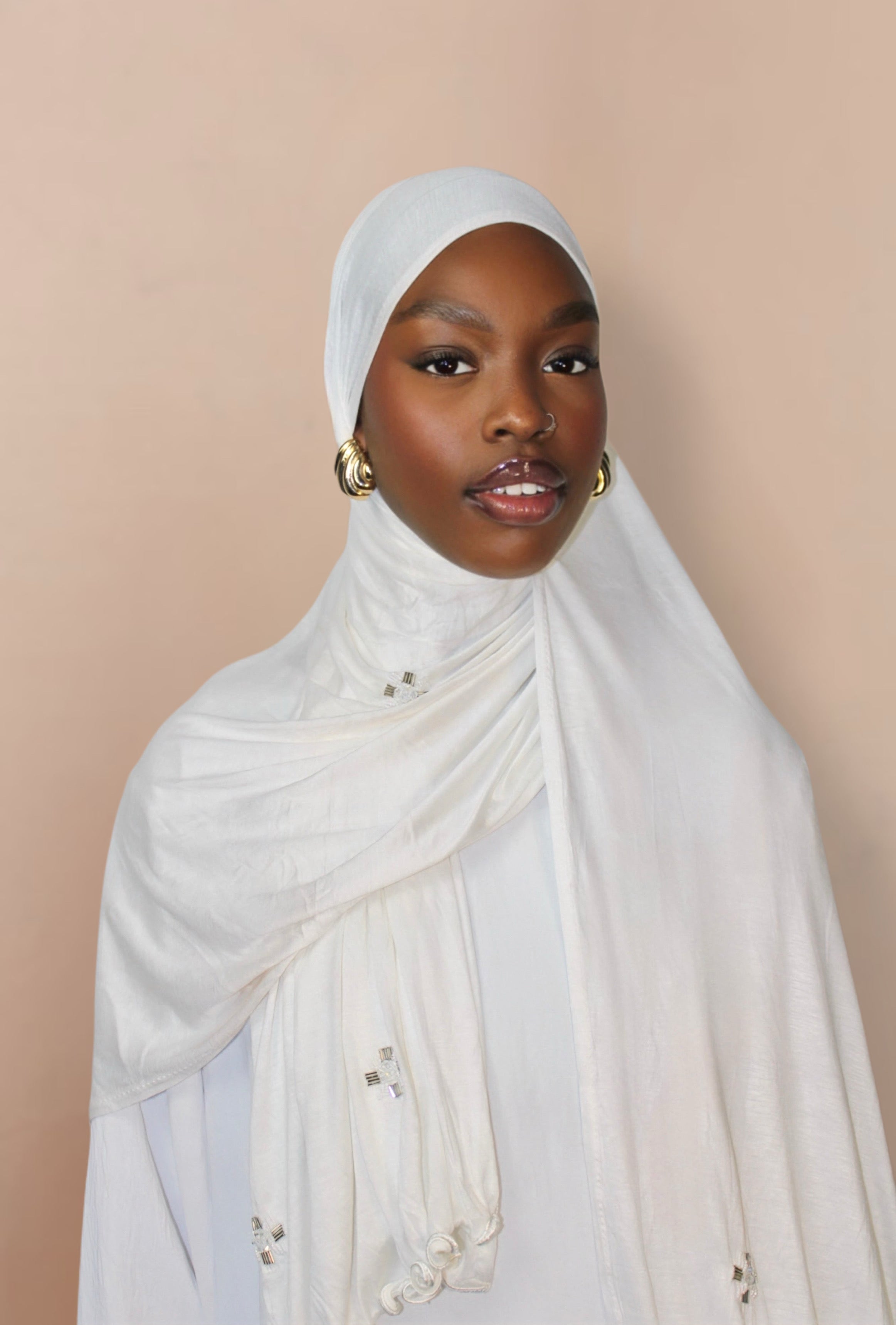 Perle Hijab White