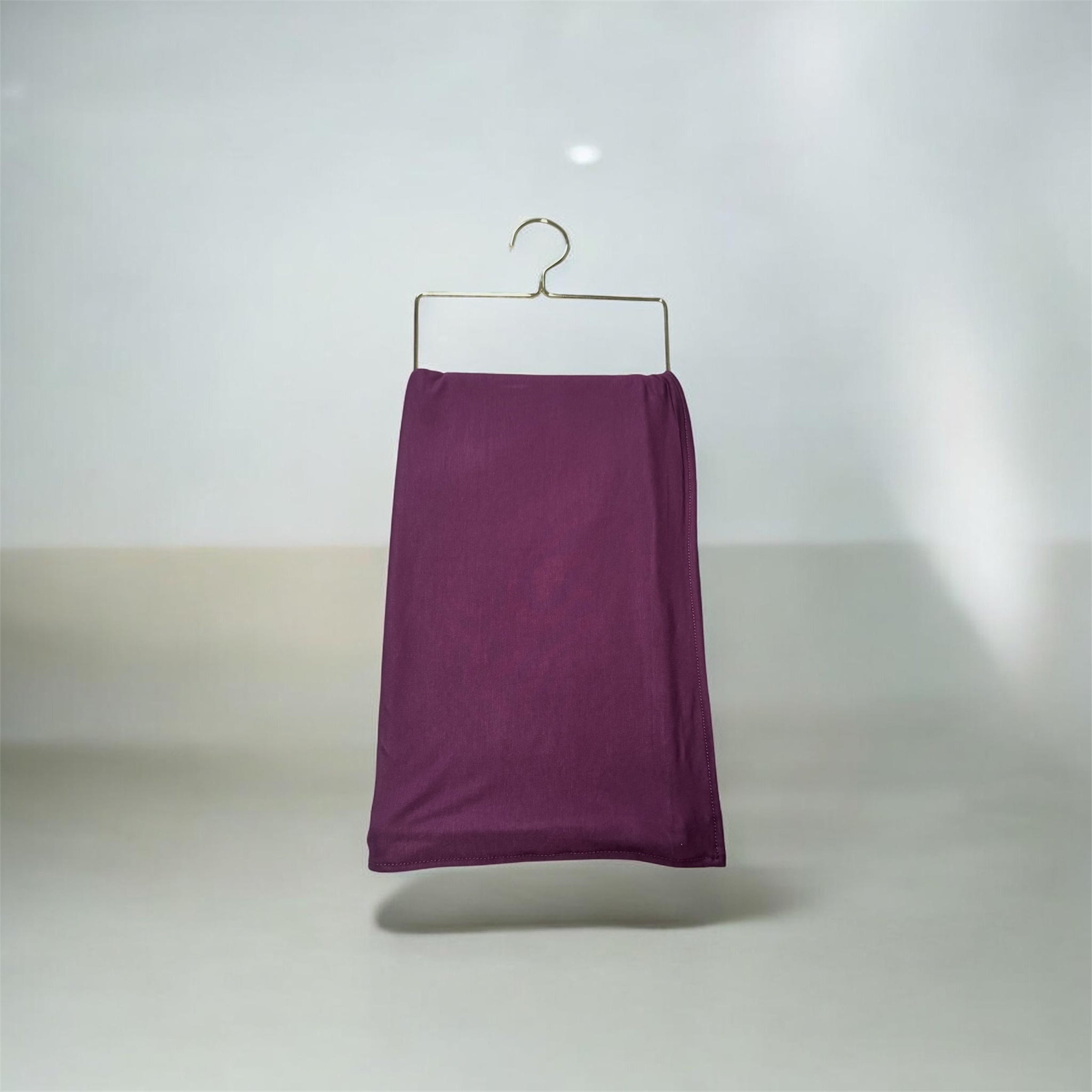 Bamboo Hijab Deep Plum