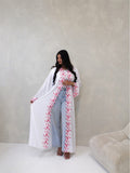 The Zahra Abaya White